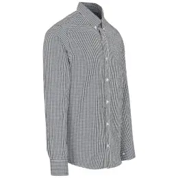 Mens Long Ashford Shirt Black Side